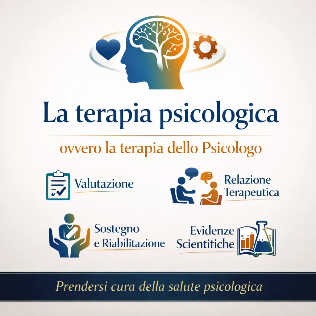 Immagine editoriale per l'articolo "La terapia psicologica ovvero la terapia dello Psicologo"
