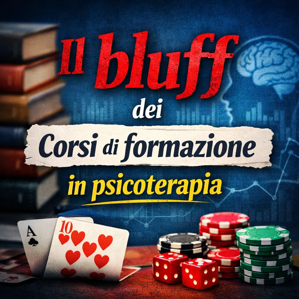 Immagine editoriale per l'articolo "Il grande bluff dei corsi di formazione in psicoterapia"