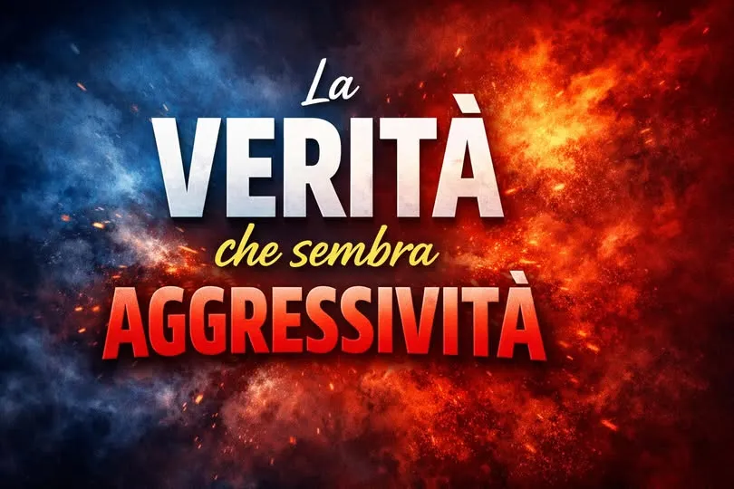 Immagine editoriale per l'articolo "La verità che sembra aggressività"