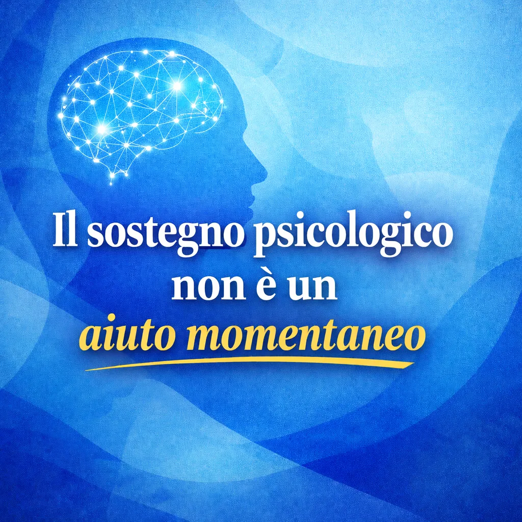 Immagine editoriale per l'articolo "Il sostegno psicologico non è un aiuto momentaneo"