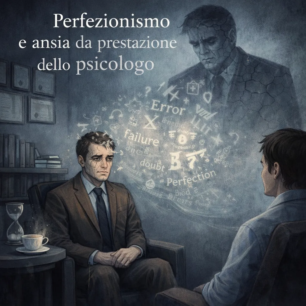 Immagine editoriale per l'articolo "Perfezionismo e ansia da prestazione dello Psicologo"