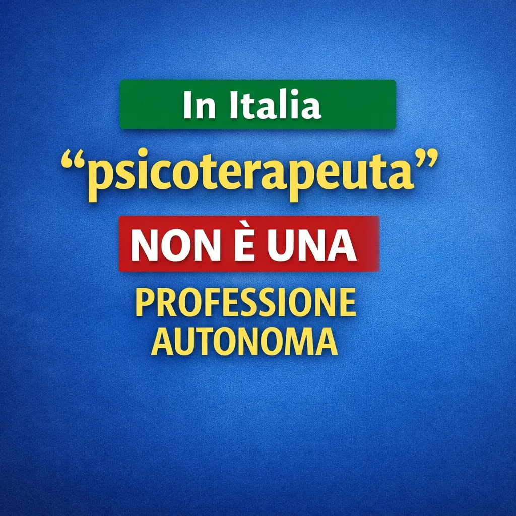 Immagine editoriale per l'articolo "In Italia “psicoterapeuta” non è una professione autonoma"