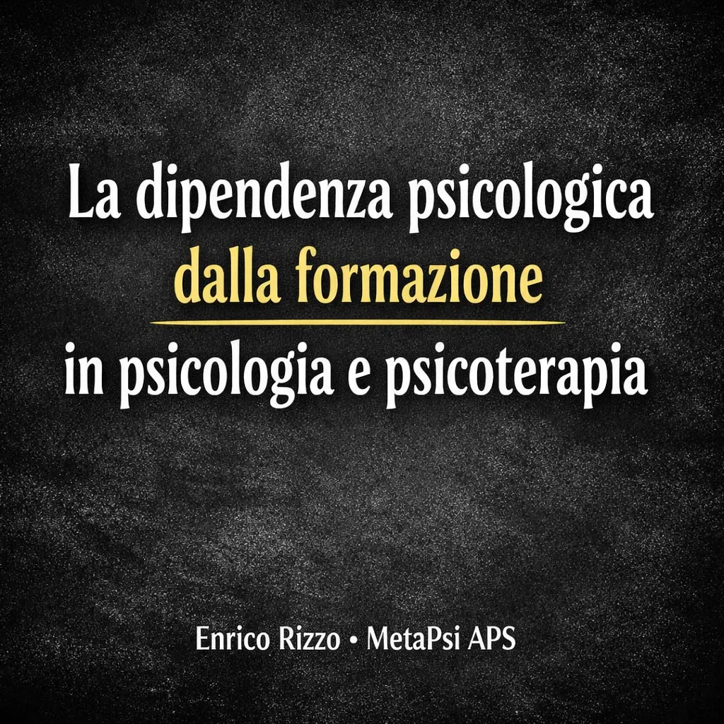 Immagine editoriale per l'articolo "La dipendenza psicologica dalla formazione in psicologia e psicoterapia"
