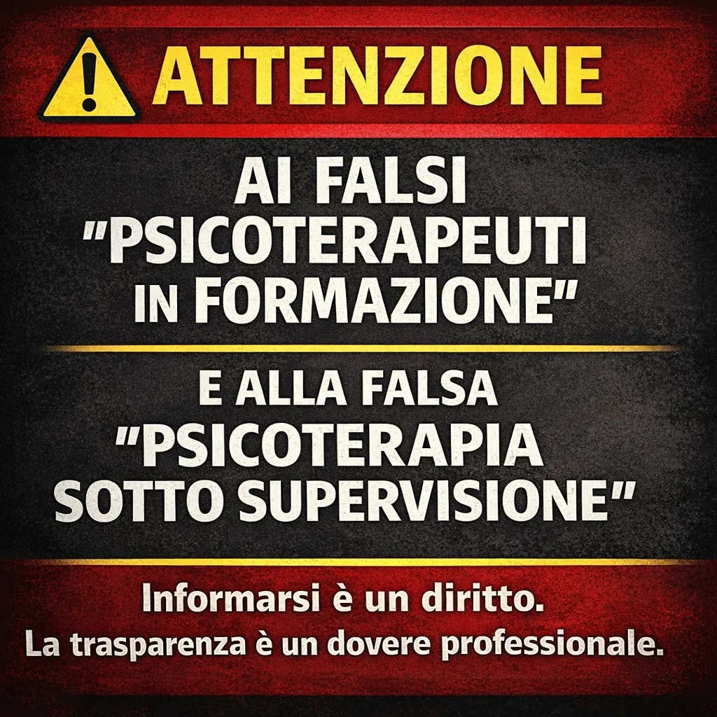 Immagine editoriale per l'articolo "Frequentare una Scuola di Psicoterapia non autorizza a fare psicoterapia, nemmeno sotto supervisione"