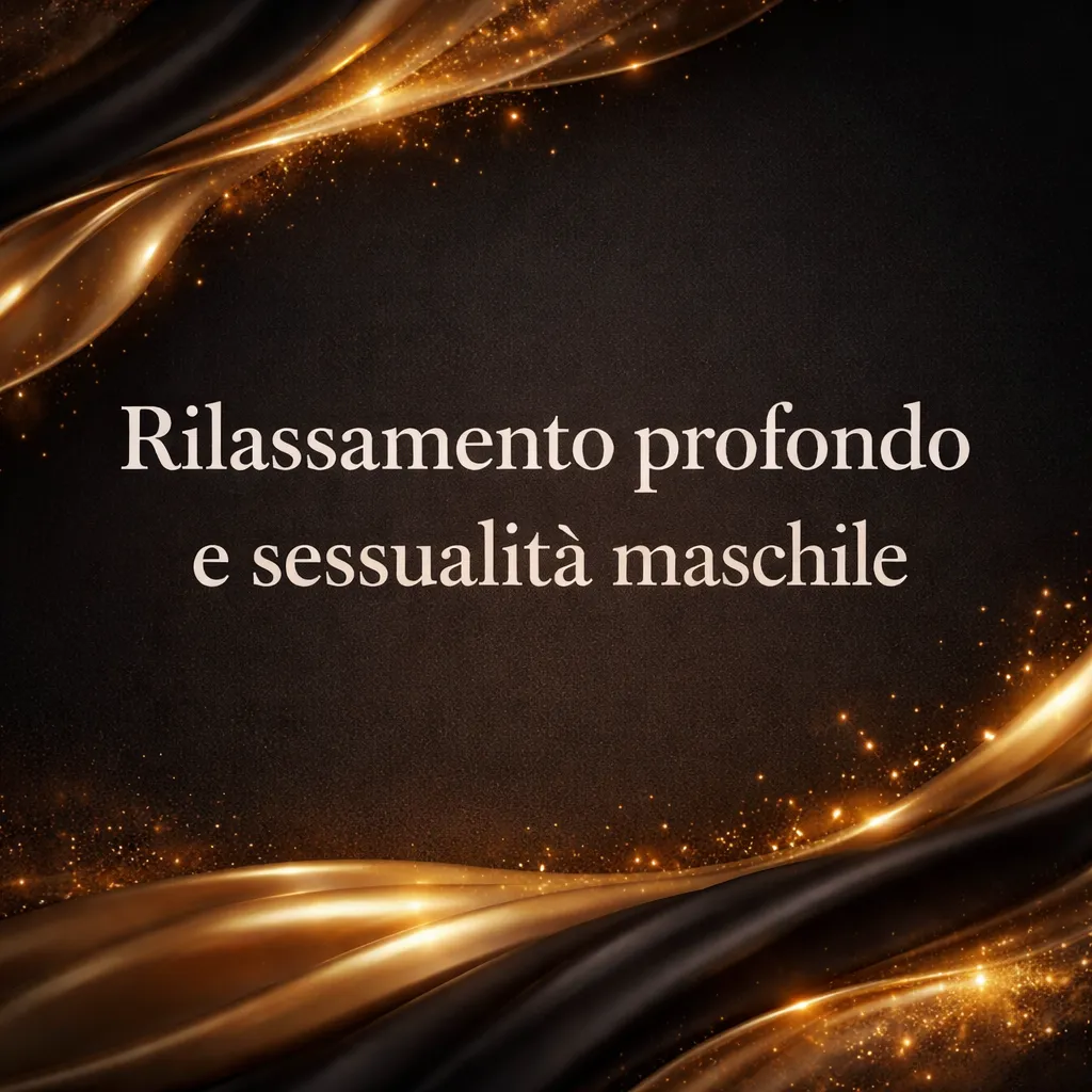 Immagine editoriale per l'articolo "Rilassamento profondo e sessualità maschile"