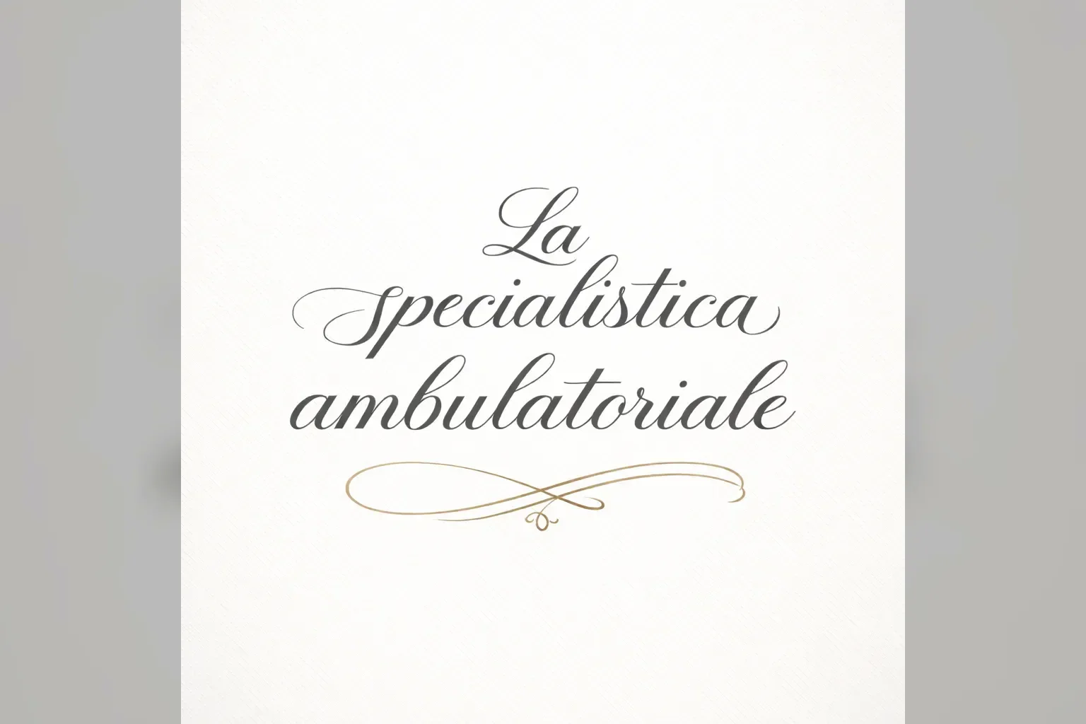 Immagine editoriale per l'articolo "La specialistica in ambulatoriale"