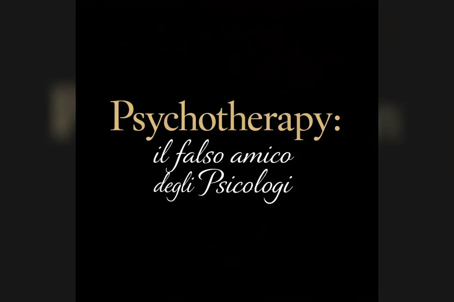Immagine editoriale per l'articolo "Psychotherapy: il falso amico degli psicologi"