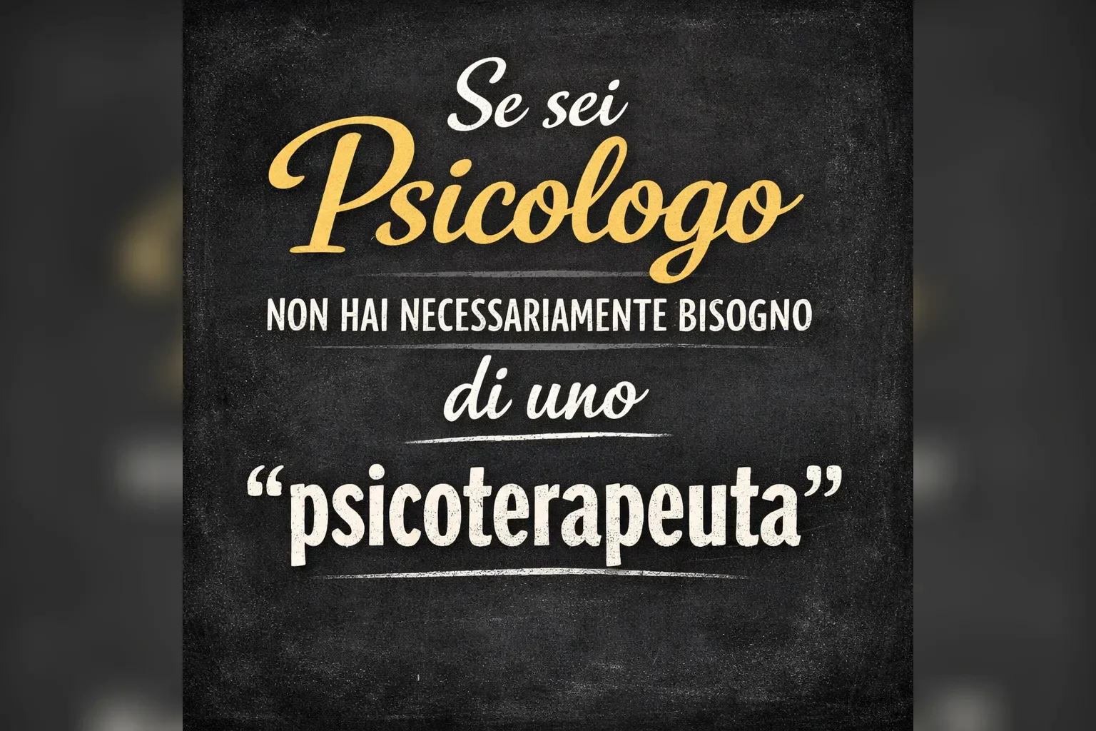 Immagine editoriale per l'articolo "Sei psicologo/a? Non ha necessariamente bisogno di uno “psicoterapeuta”"