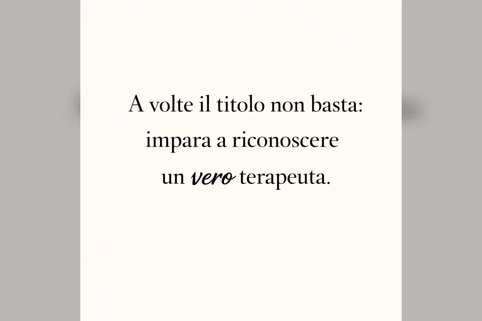 Immagine editoriale per l'articolo "A volte il titolo non basta: impara a riconoscere un vero terapeuta"