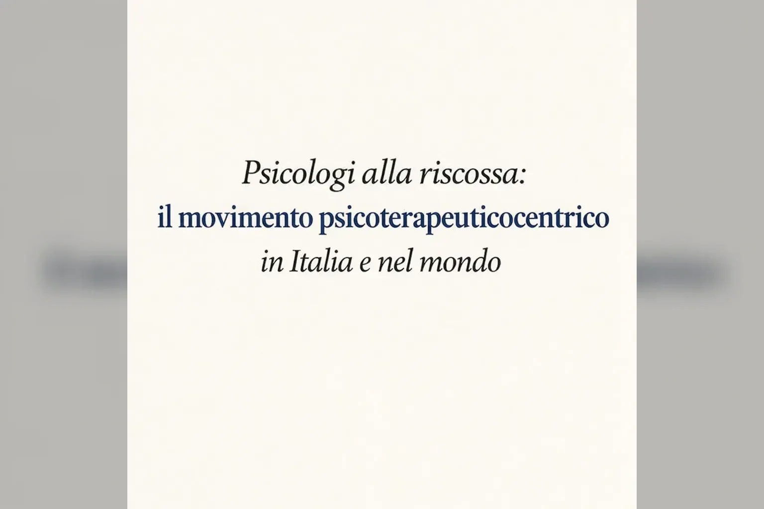 Immagine editoriale per l'articolo "Psicologi alla riscossa: il movimento antipsicoterapeuticocentrico in Italia e nel mondo"