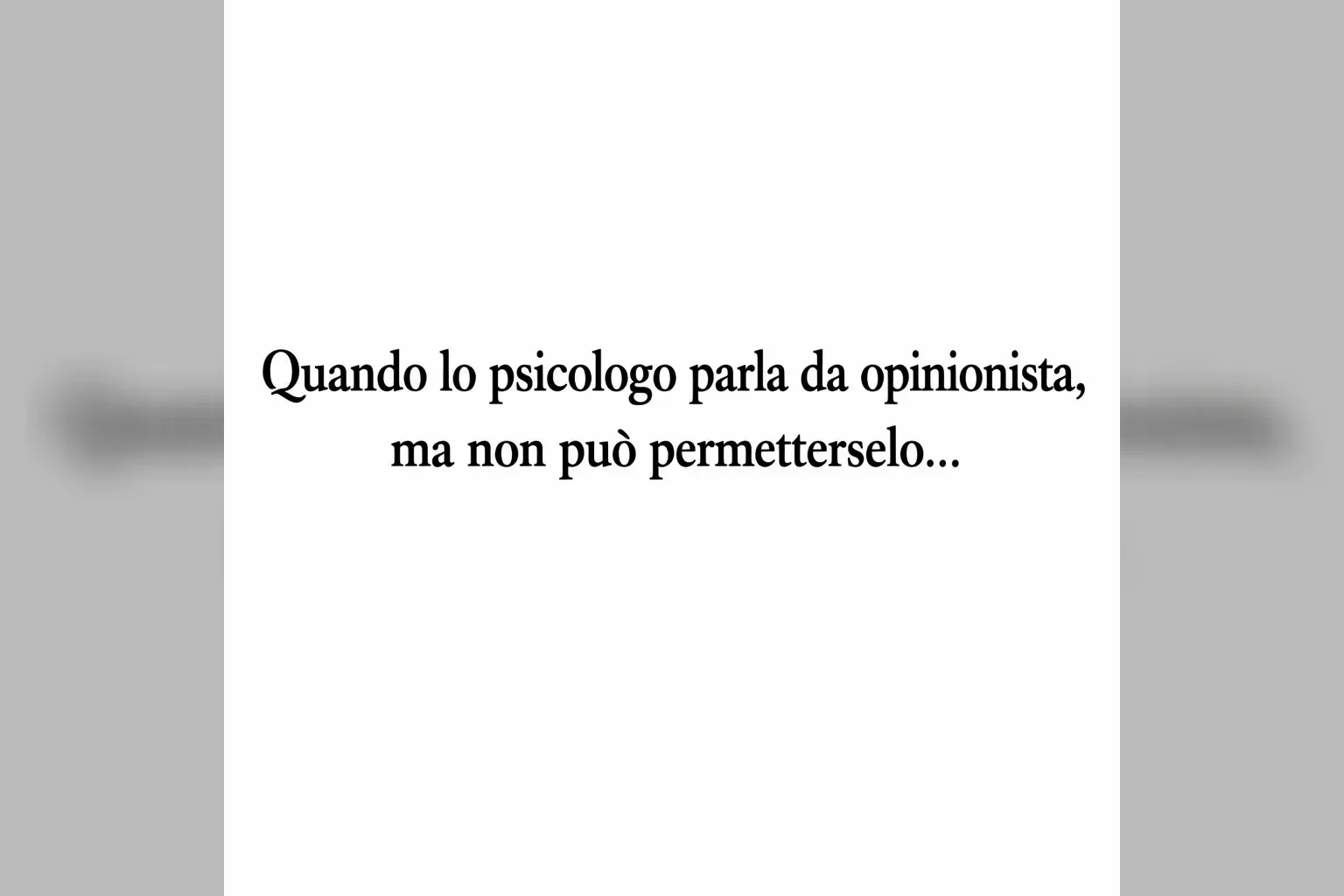 Immagine editoriale per l'articolo "Quando lo Psicologo parla da opinionista, ma non può permetterselo"
