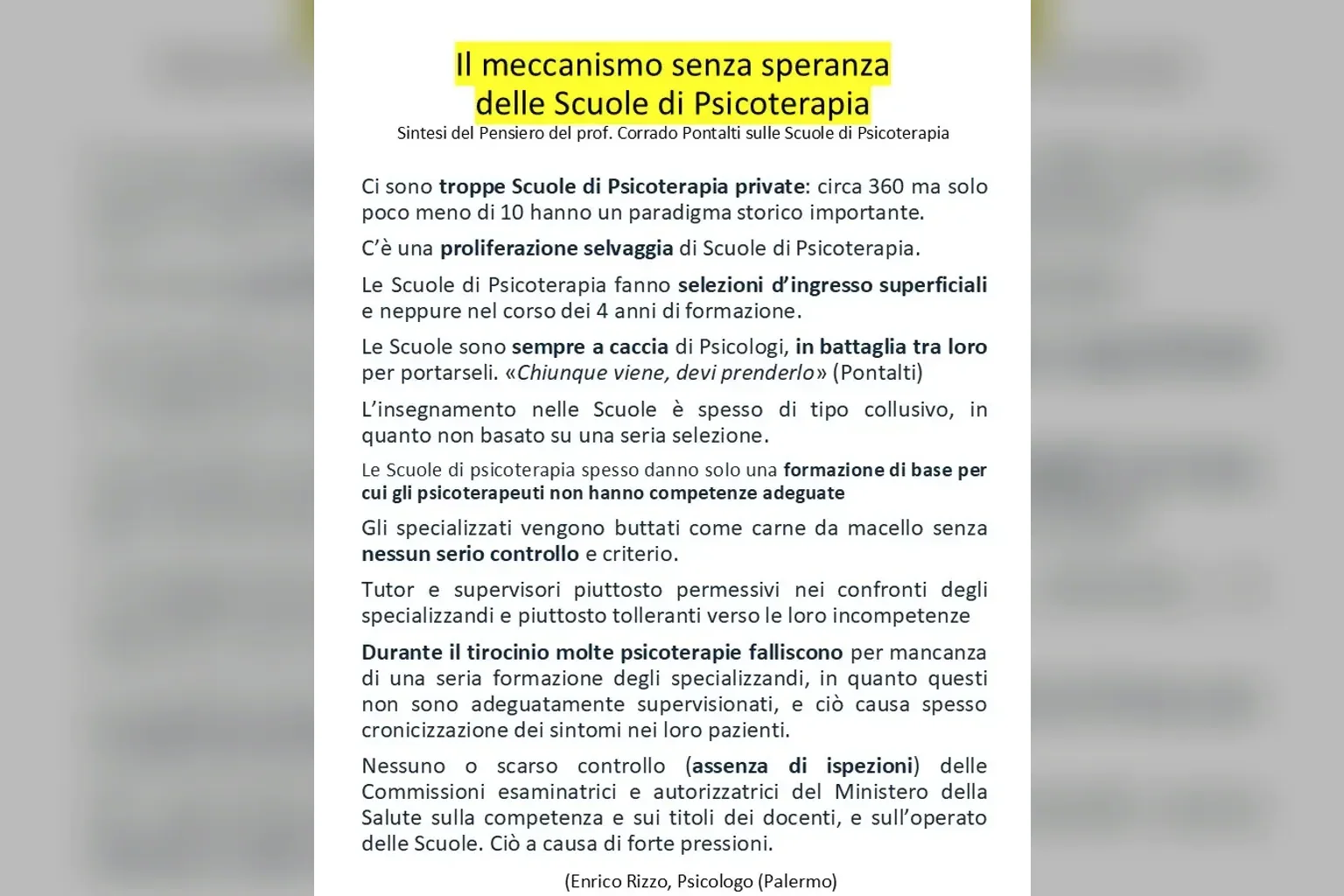 Immagine editoriale per l'articolo "Scuole di psicoterapia: una critica che merita di essere ascoltata"